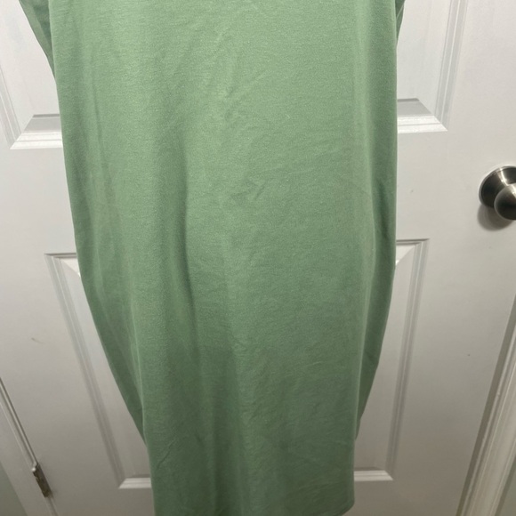 a new day Sleeveless Green Lounge Dress Size Large CB- - Picture 3 of 6